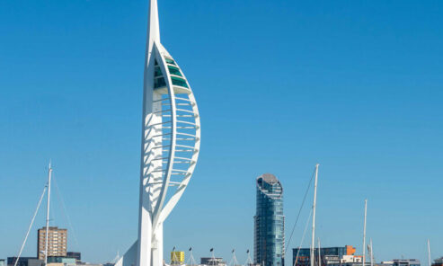 Spinnaker Tower Portsmouth from Gosport