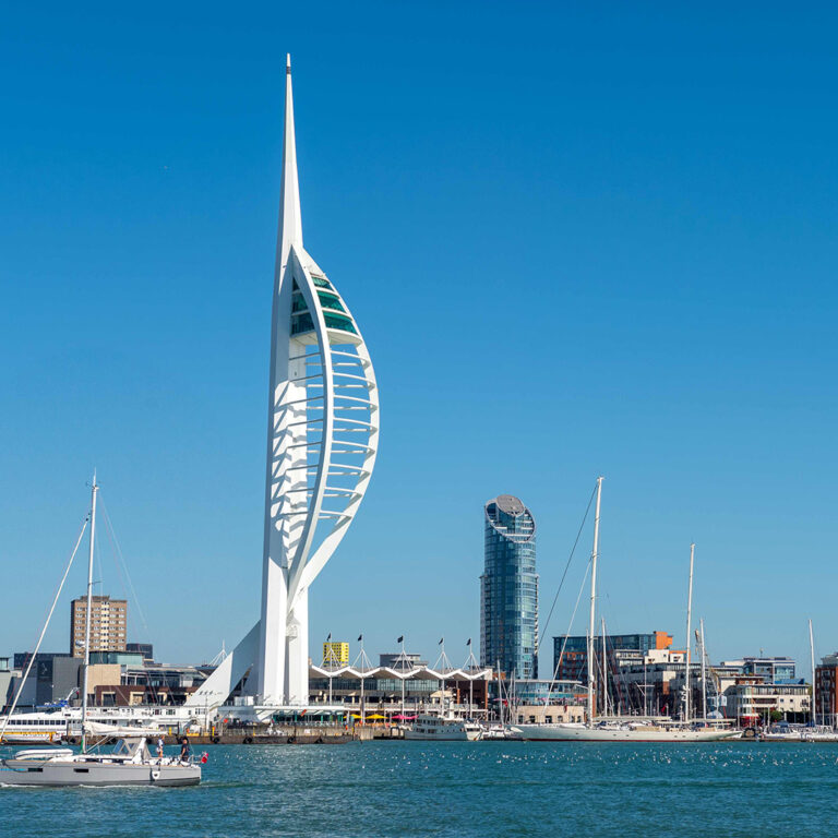 Spinnaker Tower Portsmouth from Gosport