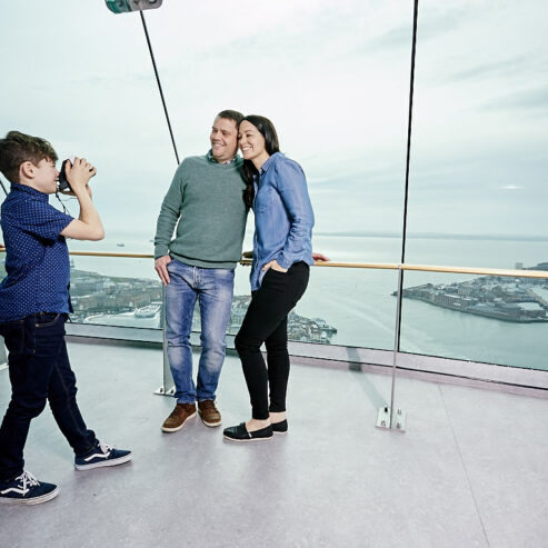 Taking Photos and making memories at Spinnaker Tower Portsmouth