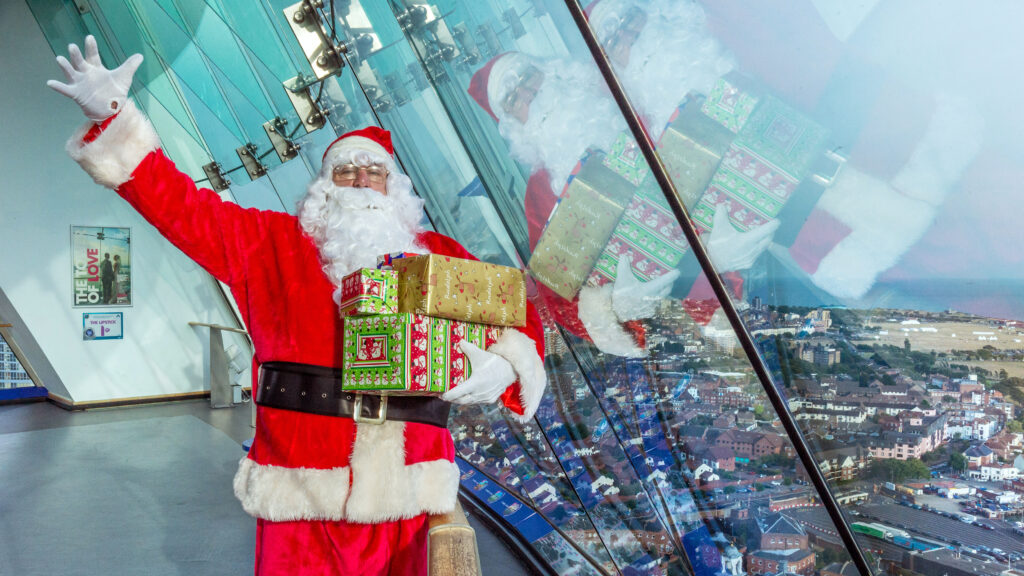 Santa at Spinnaker Tower Portsmouth