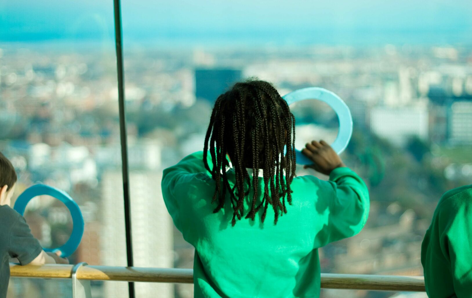 Children on an educational schools visit to Spinnaker Tower Portsmouth