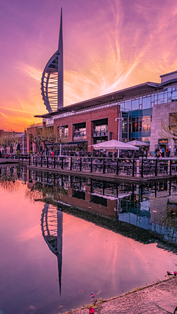 Spinnaker Tower at Sunset taken by Dan Wardle