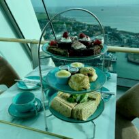 Enjoy Vegan High Tea in the Clouds Café at Spinnaker Tower Portsmouth