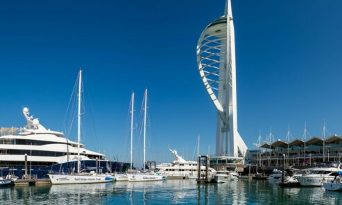 view of Spinnaker Kitchen & Bar Marina